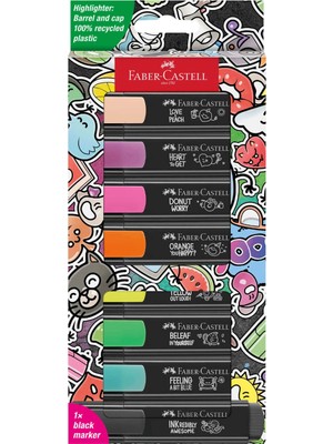 Faber Castell Grafiti Fosforlu Kalem Seti 8li 25 46 92