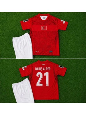 Breathless Türkiye Fifa 2026 Dünya Kupası Barış Alper Çocuk Forması 2'li Set (Red)