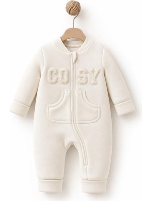BabyCosy Organic Wear Bebek Tulum %47 Pamuk - %47 Modal- %6 Elastan, Bebek - Yenidoğan- CSY8055
