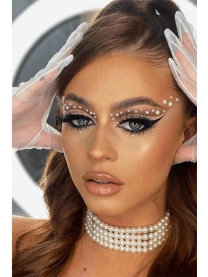 Renas Store Ruby Face Yüz ve Saç Taşı Damla-Pırlanta&inci
