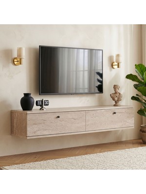 Rani Mobilya Rani Home Tv Ünitesi Traverten 140 cm AA-5818