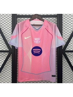Breathless F.c Barcelona 2025-26 Yeni Sezon Isimsiz Özel Konsept Forması (Pink)