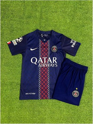 Breathless Psg 2024/25 Yeni Sezon Kvaratskhelia Iç Saha Çocuk Forması (Lacivert)