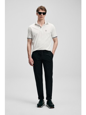 Lufian Erkek Daxon Smart Slim Fit Chino Pantolon 111190359 Siyah