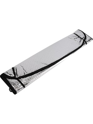 Ozka Concept Metalize Ön Cam Oto Güneşlik 130X60CM Gri