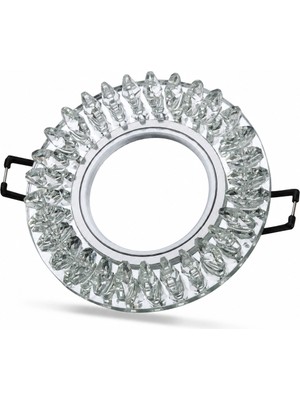 Techora Sale 1 Adet Noas YL65 1727 Troya LED Çerçeveli 4000K Kristal Cam Spot GU10 Duy