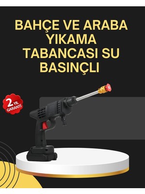 İlk El Grup 48V Şarjlı Basınçlı Yıkama Tabancası Köpük ve Çift Nozul 2025 Model