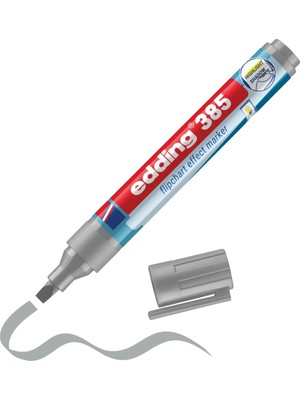Renas Store Eddıng 385 Flipchart Efekt Markörü Gümüş Gri