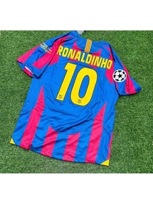 Breathless F.c Barcelona 2006 Sezonu Ronaldinho Nostalji Forması