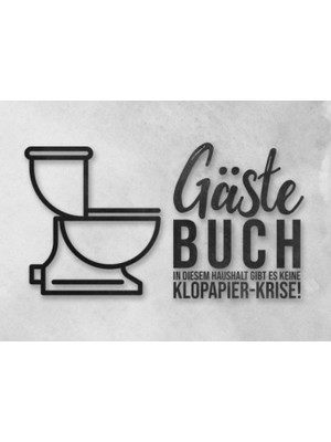 Renas Store Klo Gästebuch In Diesem Haushalt Gibt Es Keine Klopapier-Krise!: Wc Klobuch Für Gäste Zum Eintragen I Eintragbuch Lustiges Partygeschenk Zur Einweihung I Kloordnung I