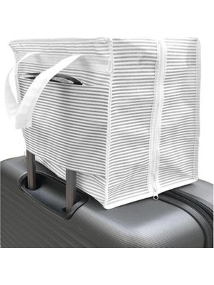 Hereveoyuncak Ayakkabı Saklama ve Taşıma Çantası (Çizgili Moddel) Shoe Tote