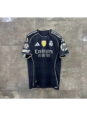 Fair City Real Madridd 2025/26 Yeni Sezon Şampiyonlar Ligi Isimsiz Alternatif Forması
