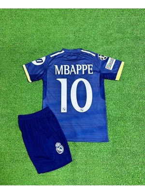 Fair City Reall Madridd 2025/26 Yeni Sezon Kylian Mbappe Alternatif Çocuk Forması