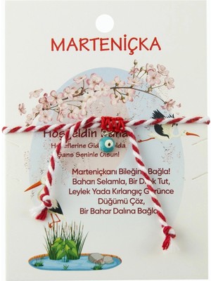 Mercora Tech Nazar Marteniçka Makrome Ip Bileklik