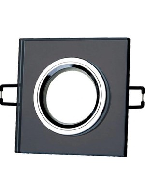 Mercora Tech 1 Adet Cata Ct 6647 Yeşim Kare Dekoratif Cam Spot Kasası GU10 Duy