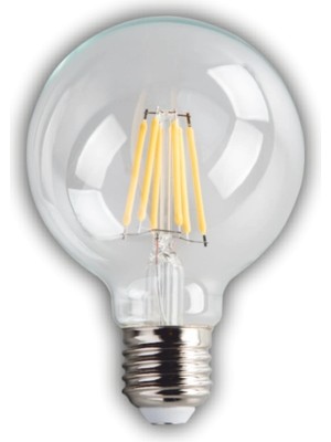 Mercora Tech 1 Adet Cata Ct 4354 Glop LED Rustik Ampul 6W 3200K Gün Işığı E27 Duy