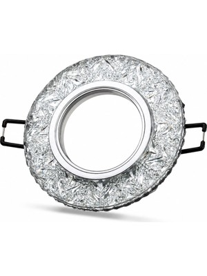 Mercora Tech 1 Adet Noas YL65 1677 Hektor LED Çerçeveli 4000K Kristal Cam Spot GU10 Duy