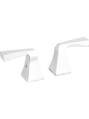Renas Store Delta Faucet RP53409 Dryden Iki Metal Kol Kolu Seti, Krom