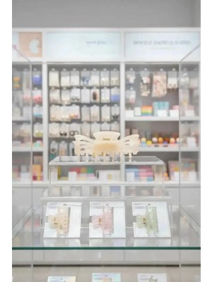 Renas Store Miniso Kadın Sedefli Büyük Saç Klipsi 9 Cm, 9 Cm, 2019892510106, Renkli