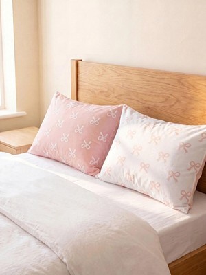 LC Waikiki Fiyonk Desenli Yastık Kılıfı 2 Li 50X70 cm  (W6)