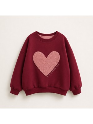 Ozzy Kids Kız Çocuk Önü ve Arkası Nakışlı Sweatshirt
