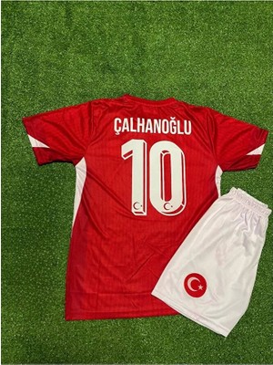 Fair City Türkiye Milli Takımı Euro 2024 Hakan Çalhanoğlu Çocuk Forması (Red)