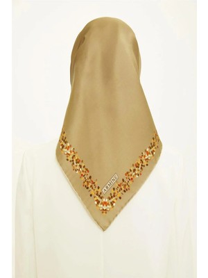 Silk Home Armine Ipek Eşarp Nostalji - 8765-12 Gold Twill