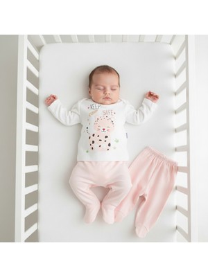Yenidoğan Patikli Elbebek Baby %100 Pamuklu Takım
