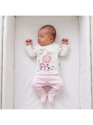 Yenidoğan Patikli Elbebek Baby %100 Pamuklu Takım