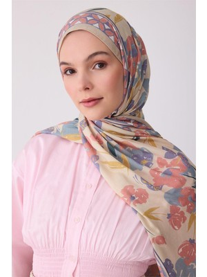 Vakko Belli Fresh Viona Şal - 3203-31 Krem