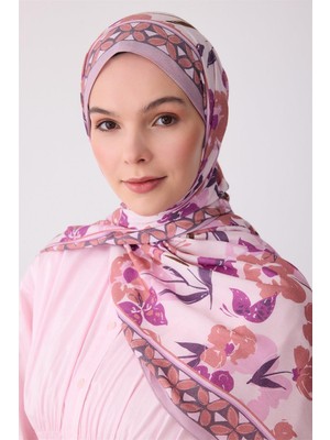 Vakko Belli Fresh Viona Şal - 3203-18 Leylak