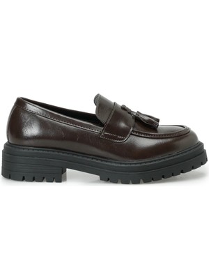 Butigo 25K-2108 Açık Kahve Kadın Loafer