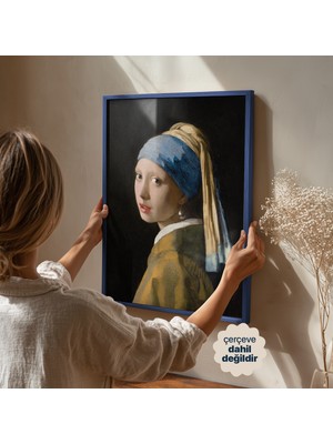 Persona Istanbul Johannes Vermeer "inci Küpeli Kız" - Sanat Posteri (Çerçevesiz)