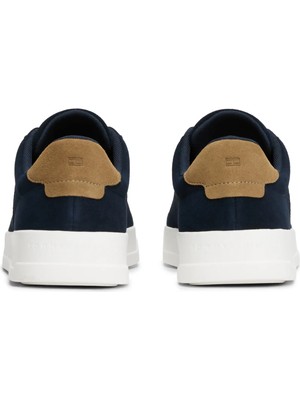 Tommy Hilfiger Erkek Lacivert Tommy Hilfiger Th Court Summer Sued, Dw5 Lacivert Erkek Spor Ayakkabı & Sneaker