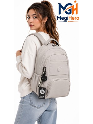 Megihero Çok Bölmeli Unisex Sırt Çantası Suya Dayanıklı Güblik Okul Çantası 2000