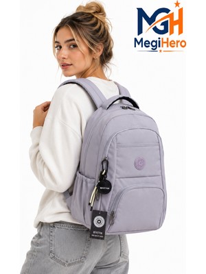 Megihero Çok Bölmeli Unisex Sırt Çantası Suya Dayanıklı Güblik Okul Çantası 2000