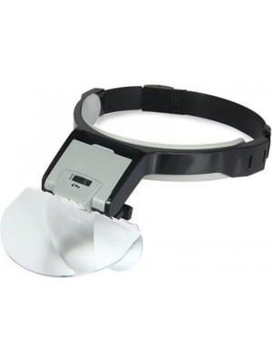 TeknoKapsül Lens Takmalı 5 Lenslı, LED Lambalı Şapka Tip Büyüteç