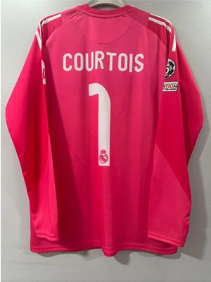 Breathless Real Madridd 2025/26 Sezonu Pembe Uzunkol Thibaut Courtois Kaleci Forması