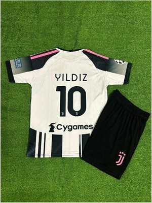 Breathless Juventuss 2025-26 Yeni Sezon Kenan Yıldız Iç Saha Çocuk Forması
