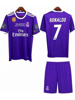 Breathless Real Madridd 2017 Cardiff Şampiyonlar Ligi Finali Cristiano Ronaldo Çocuk Forması