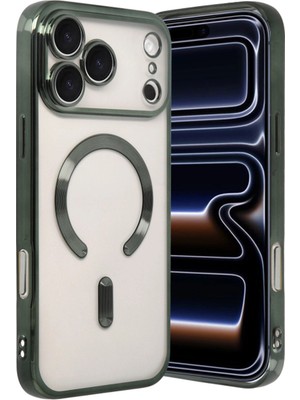 Magicool Iphone 17 Pro Kross Magneticsafe Kapak - Koyu Yeşil