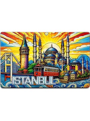 TeknoKapsül Istanbul Temalı Silikon Buzdolapı Süsü Magnet ALK5377