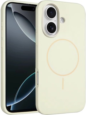 Magicool Joko  Iphone 16 Kılıf Jully Magsafe Kapak - Bej