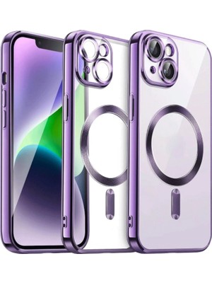 Magicool Iphone 15 Kılıf Kross Magneticsafe Kapak - Mor