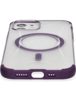 Magicool Joko  Iphone 12 Hilton Magsafe Kapak - Derin Mor