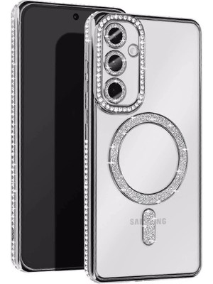 Magicool Samsung Galaxy A25 5g Joke Simli Magneticsafe Kılıf - Gümüş