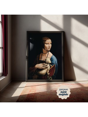 Persona Istanbul Leonardo Da Vinci "kakımlı Kadın" - Sanat Posteri (Çerçevesiz)