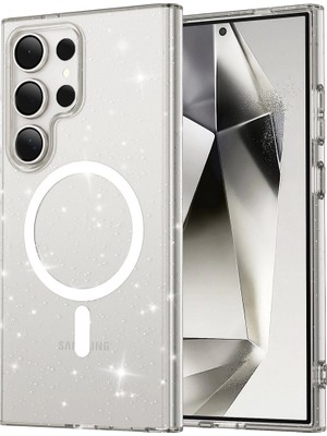 Magicool Joko Samsung Galaxy S23 Ultra Kılıf  Magsafe Kapak - Şeffaf