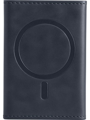 Ototechparca   Tema Magsafe Deri Kartlık - Lacivert