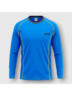 Gravo Aero Unisex Tırmanış ve Dağcılık Uzun Kollu Tişört - Outdoor, Trekking, Spor, Hızlı Kuruyan